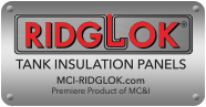 Ridglok Tank Insulation Panels